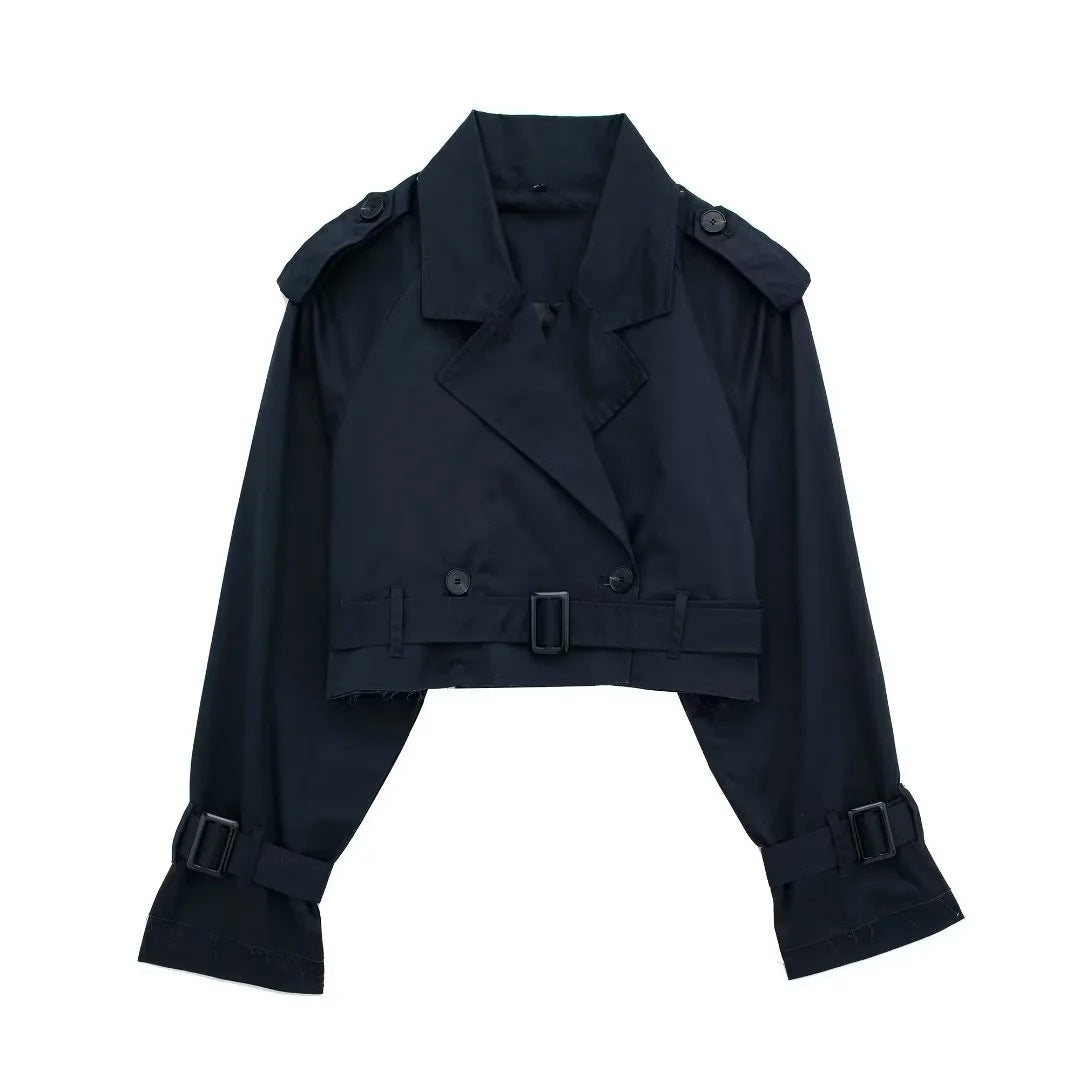 Short trench coat