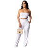 Two-piece tube top suit