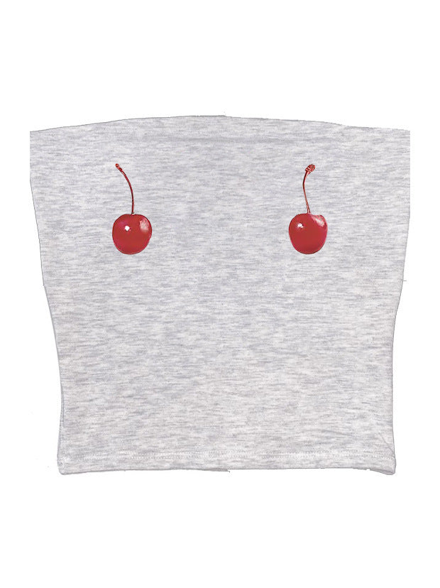 Cherry print t-shirts