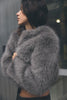 Faux fur jacket