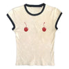 Cherry print t-shirts