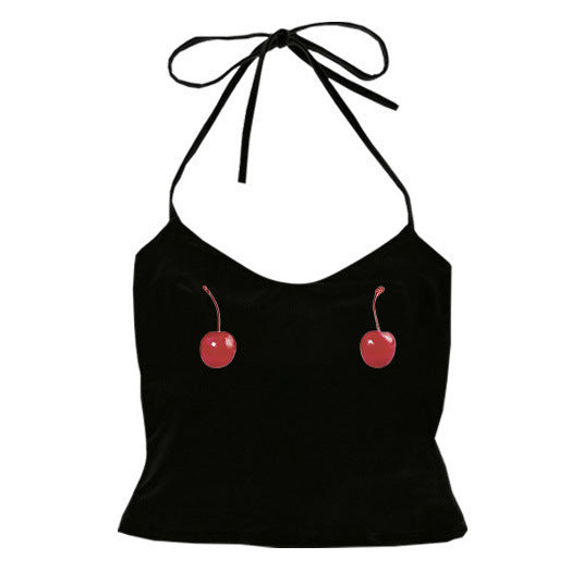 Cherry print t-shirts