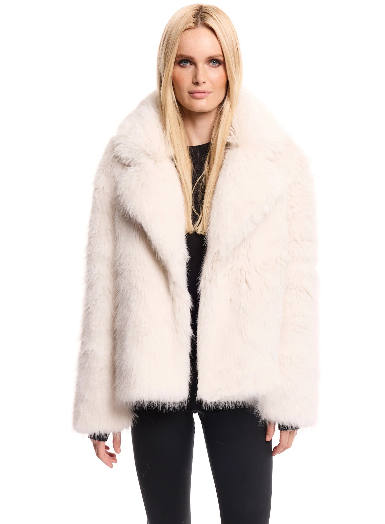Faux fur jacket