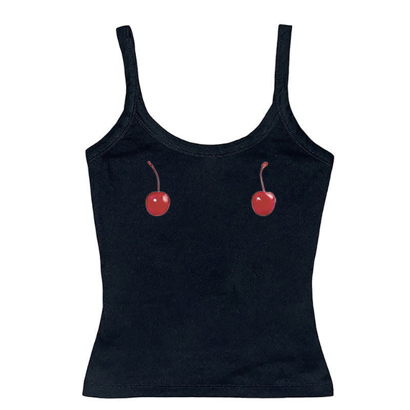 Cherry print t-shirts